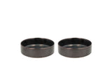Bowl Fjord 0.45 liter 2 pcs Black metallic Porcelain