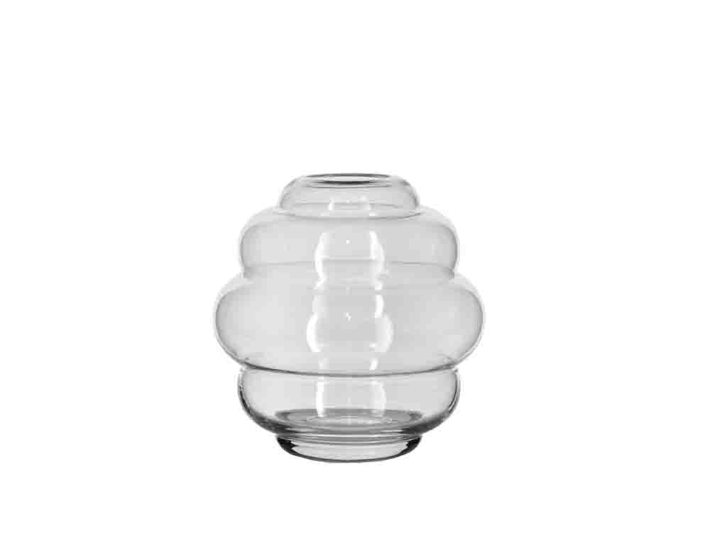 Vase Bubble 20 x 20,5 cm Clear Glass