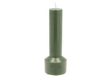 Pillar candle Styles D7 x 20 cm Dark Green Paraffin/Stearin