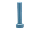 Pillar candle Styles D8 x 23 cm Blue Paraffin/Stearin