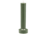 Pillar candle Styles D8 x 23 cm Dark Green Paraffin/Stearin