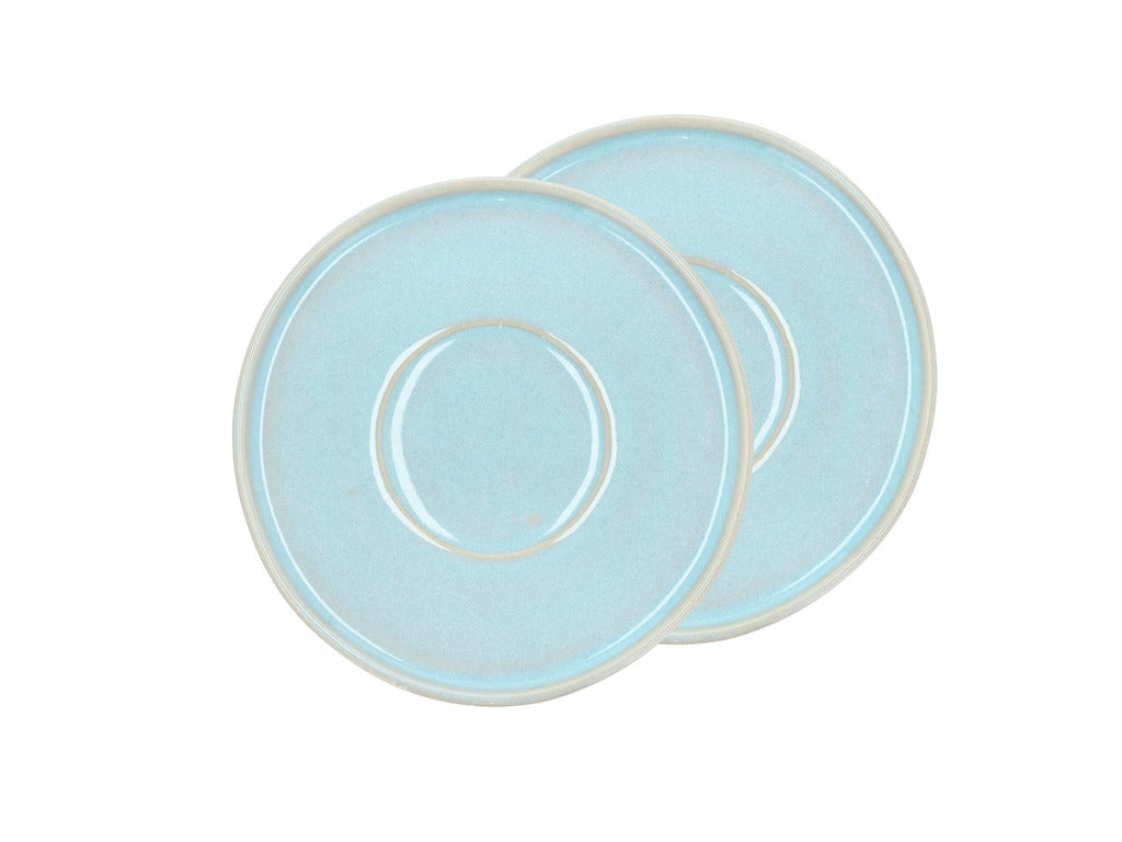 Saucer Styles D13.2 cm 2 pcs Light blue Stoneware