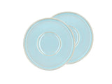 Saucer Styles D13.2 cm 2 pcs Light blue Stoneware