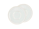 Saucer Styles D13.2 cm 2 pcs Cream Stoneware