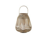Lantern Amas Bamboo/Glass D29 H35 Nature