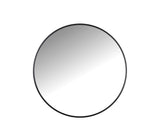 Mirror Vardo D80 cm Black Iron/Mirror