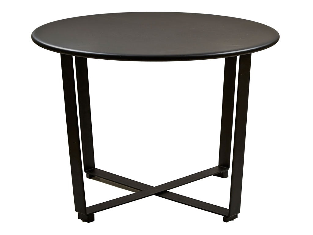 Table Wismar Metal Black D61.5 H42