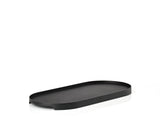 Tray Black Singles 16 cm Oval