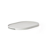 Tray Warm Grey Singles 23 cm Oval