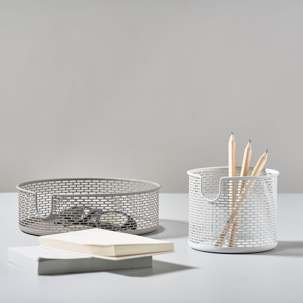 Basket 12 x 10 cm White