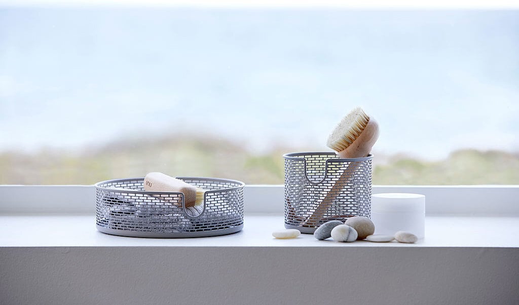 Basket 20 x 6 5 cm White